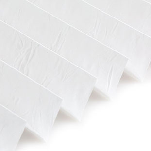 Рольштора плиссе белого цвета