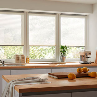 Шторы плиссе полупрозрачные