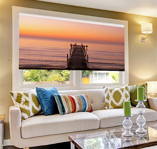 Рольштора с фотопечатью - закат