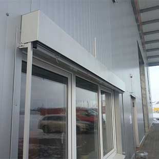 Рафшторы (Фасадные жалюзи) - белые