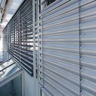 Рафшторы (Фасадные жалюзи) - металик