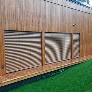 Рафшторы (Фасадные жалюзи) - цвет дерево