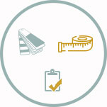 Мы привозим Вам каталоги, производим замер, заключаем договор